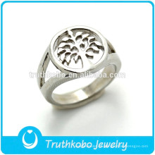 TKB-R0024 el anillo de dedo de acero inoxidable del árbol de la vida / anillos de mujer baratos